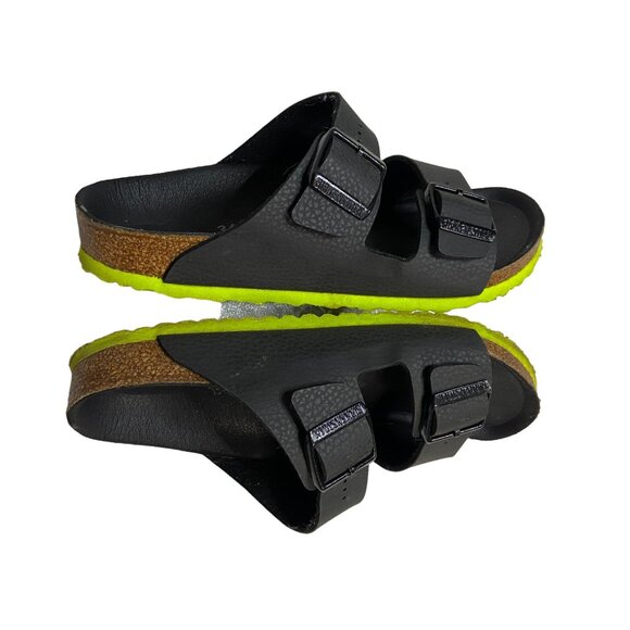 Birkenstock Arizona Little Boys Black Sandals-sz 3 (EU 34) - Picture 7 of 9